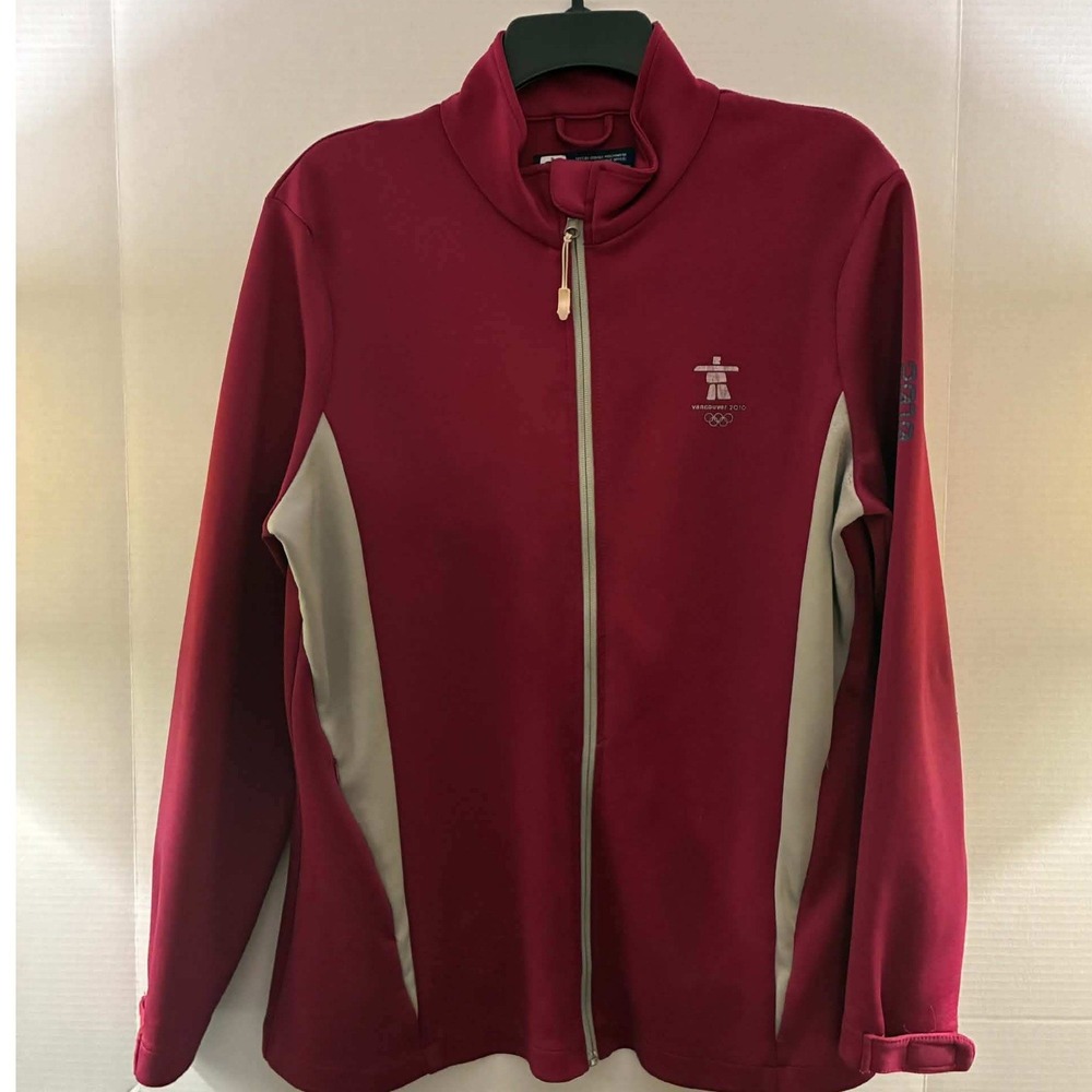 Sunice Vancouver 2010 Olympics Jacket Womens XL Red Full Zip Athletic Canada
